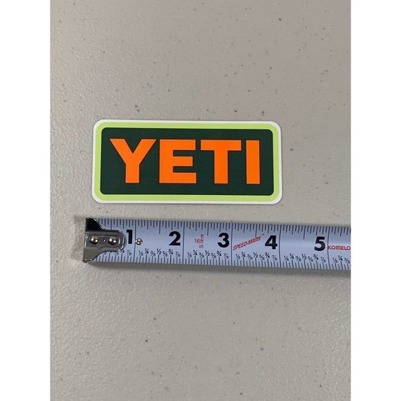 New Authentic Yeti Vinyl Sticker Decal - Picture 1 of 1